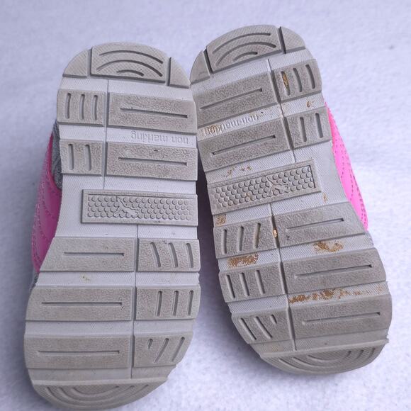 PUMA Silver Glitter & Pink Vista Glitz Sneaker Baby/Infant/Walker Size 4C - Picture 7 of 8